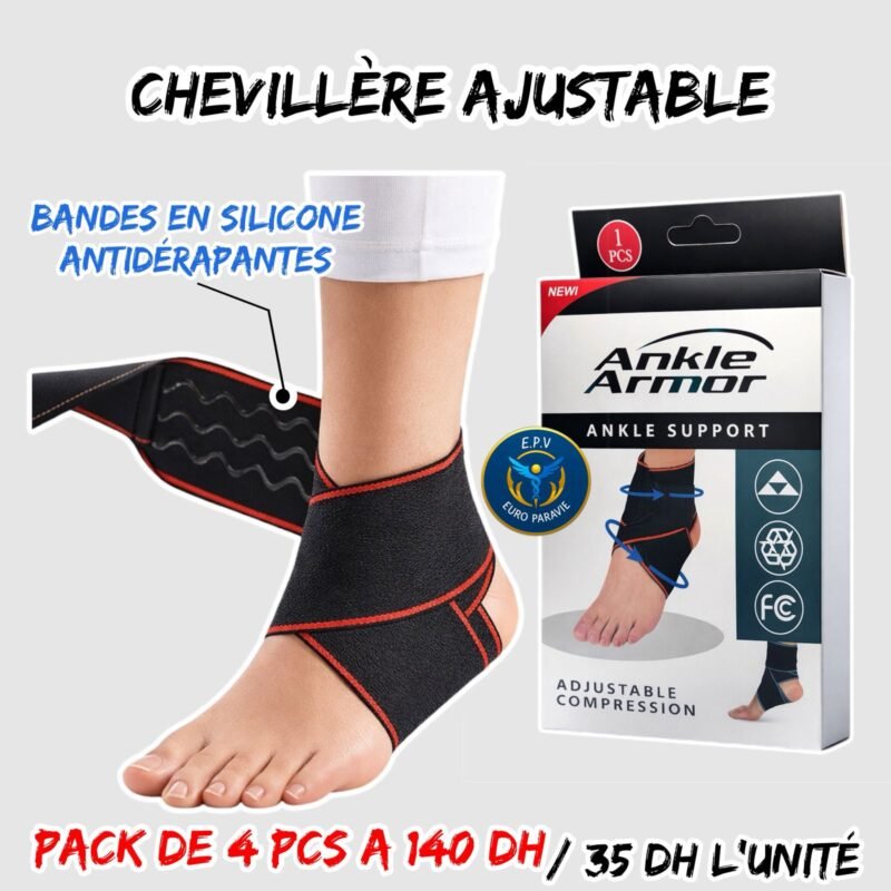 CHEVILLERE AJUSTABLE { ANKLE ARMOR } 4PCS