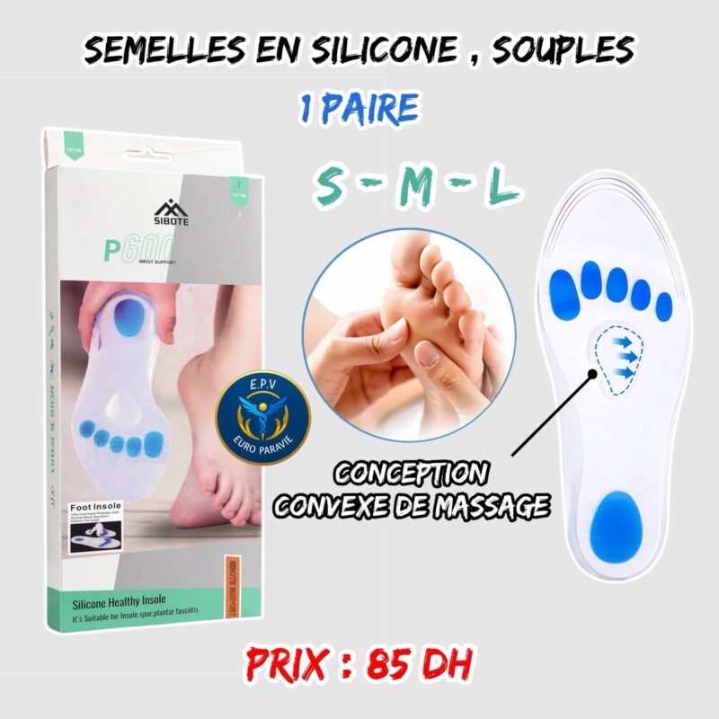 SEMELLE EN SILICONE SOUPLE