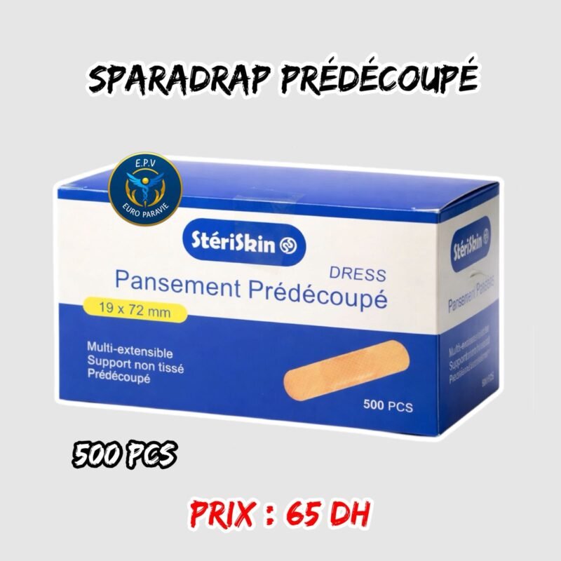 SPARADRAP PRÉDÉCOUPÉ 500U