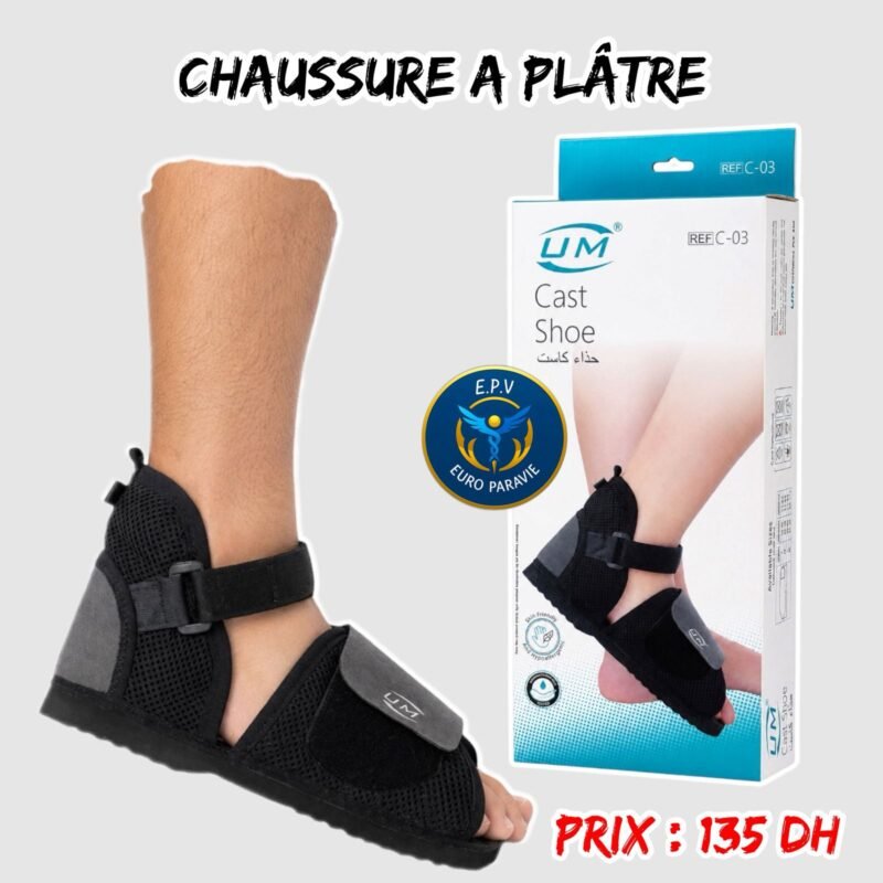 CHAUSSURE A PLATRE