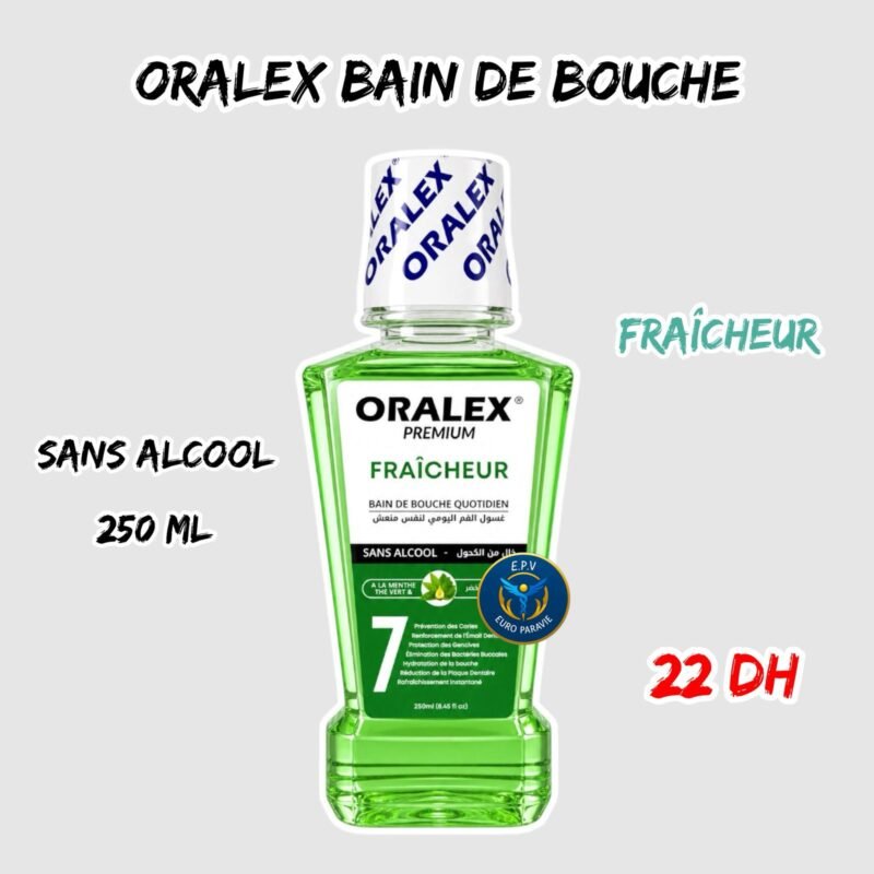 BAIN DE BOUCHE ORALEX { FRAICHEUR } 250ML