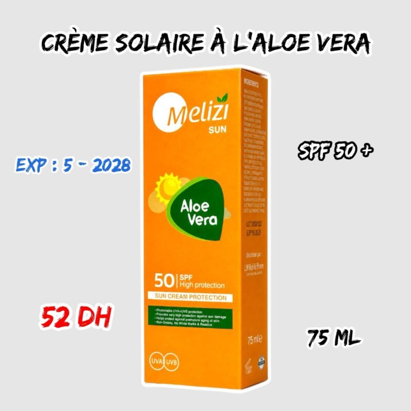 CREME SOLAIRE A L'ALOE VERA