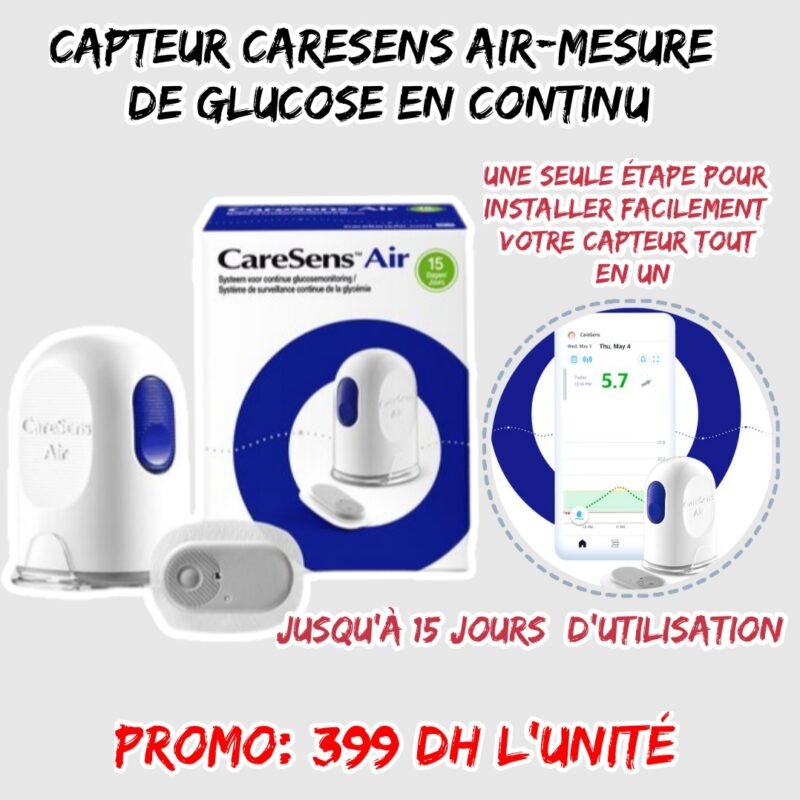 CARESENS AIR SURVEILLANCE CONTINUE DU GLUCOSE