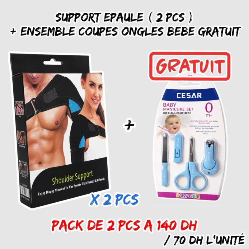 SUPPORT EPAULE YHH-108 2U + ENSEMBLE COUPE ONGLES GRATUIT