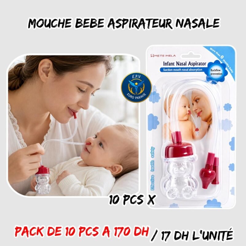 MOUCHE BEBE ASPIRATEUR NASALE 10U