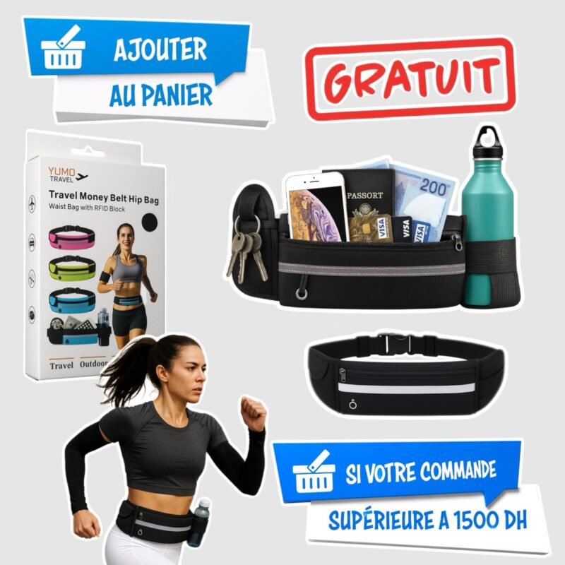 SAC BANANE DE COURSE