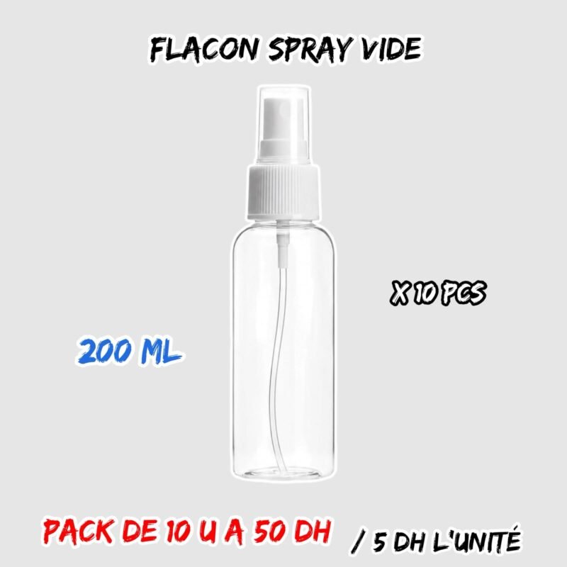 FLACON SPRAY VIDE 200ML