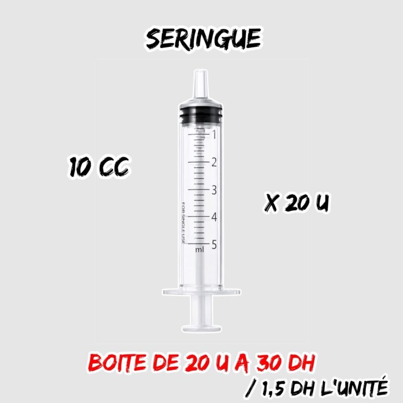 SERINGUE 10 CC ×20U