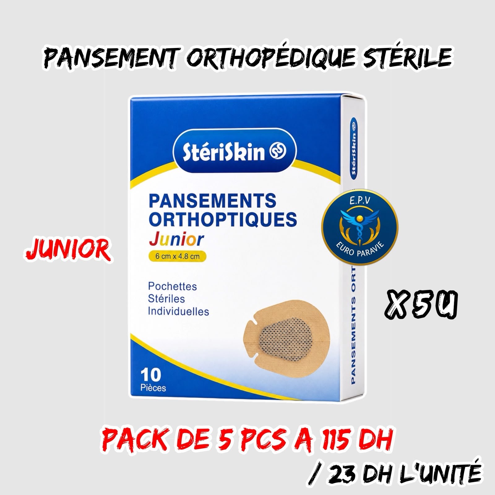 PANSEMENT ORTHOPEDIQUE STERILE JUNIOR