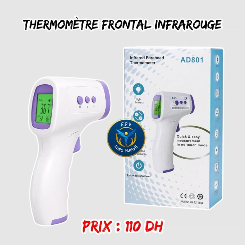 THERMOMETRE FRONTAL INFRAROUGE AD801