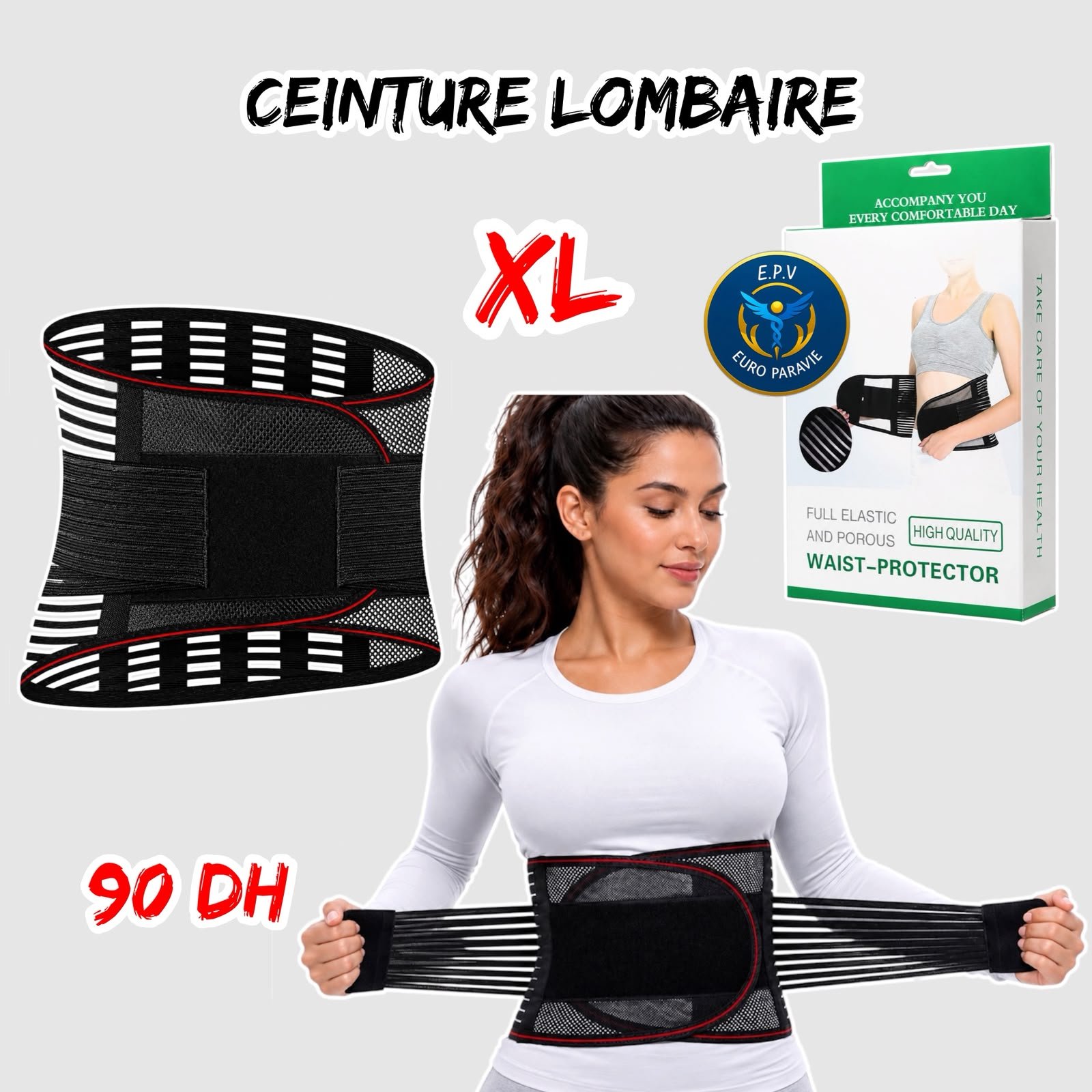 CEINTURE LOMBAIRE { M-L-XL }