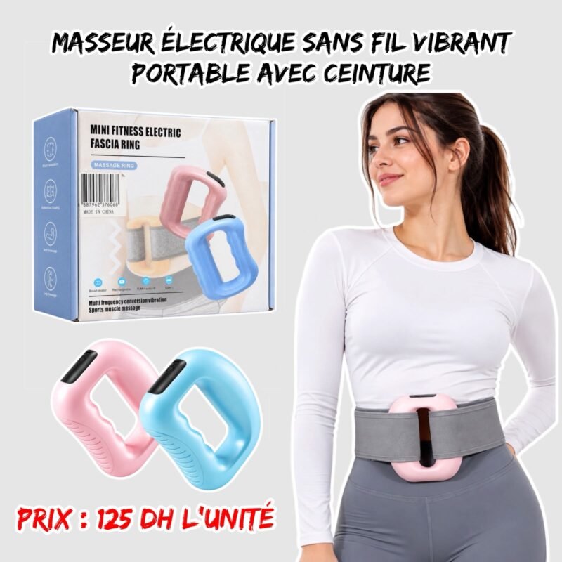 MASSEUR ELECTRIQUE SANS FIL AVEC CEINTURE