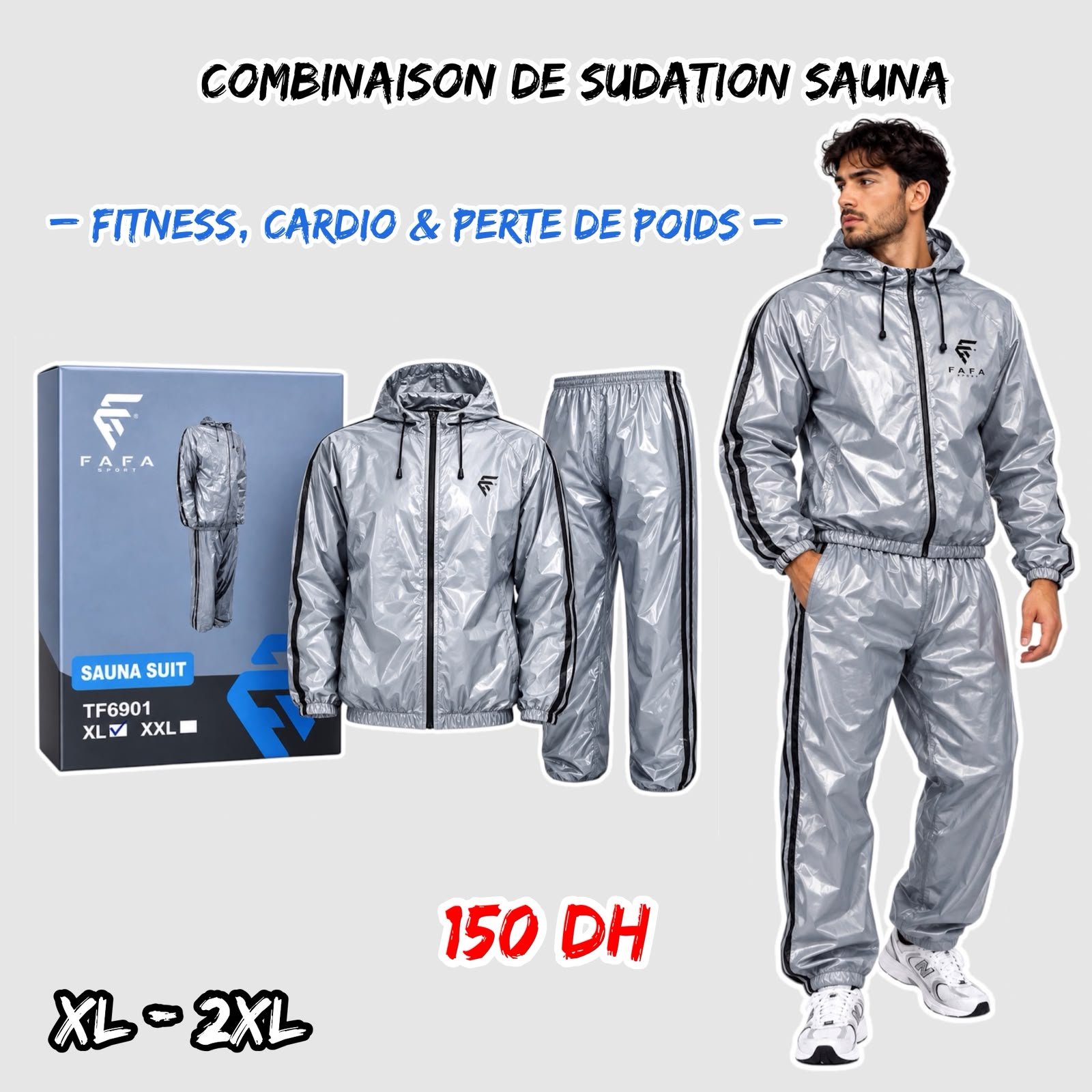 COMBINAISON DE SUDATION SAUNA { FITNESS,CARDIO ET PERTE DE POIDS }