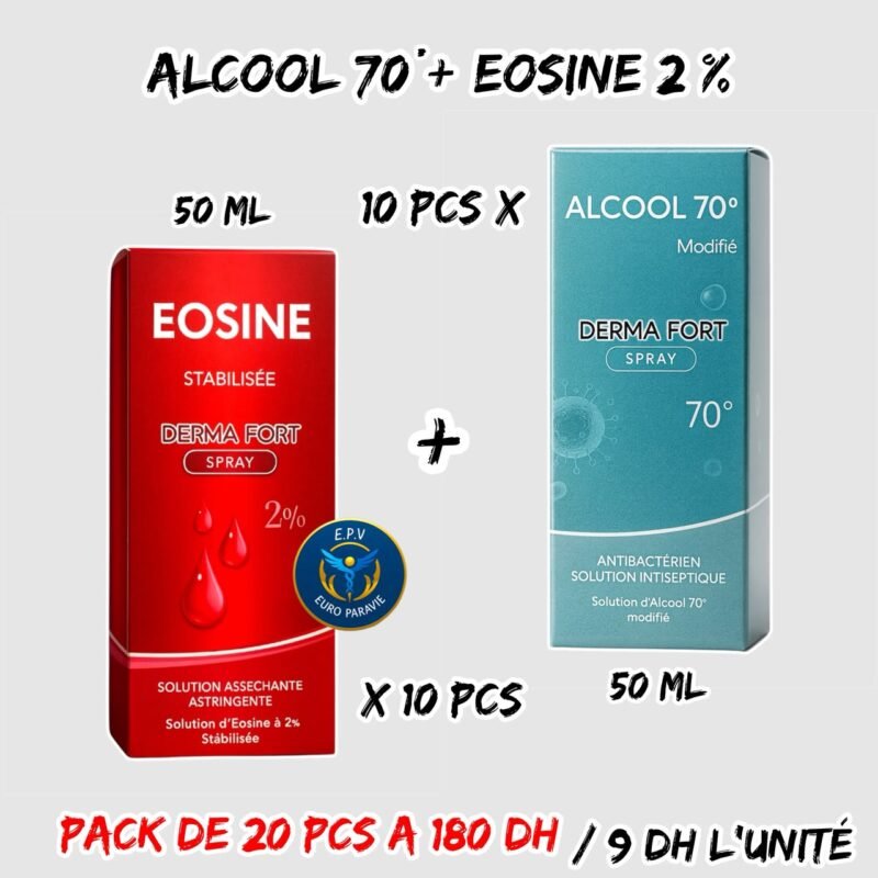 ALCOOL 70° + EOSINE 2% { DERMA FORT }