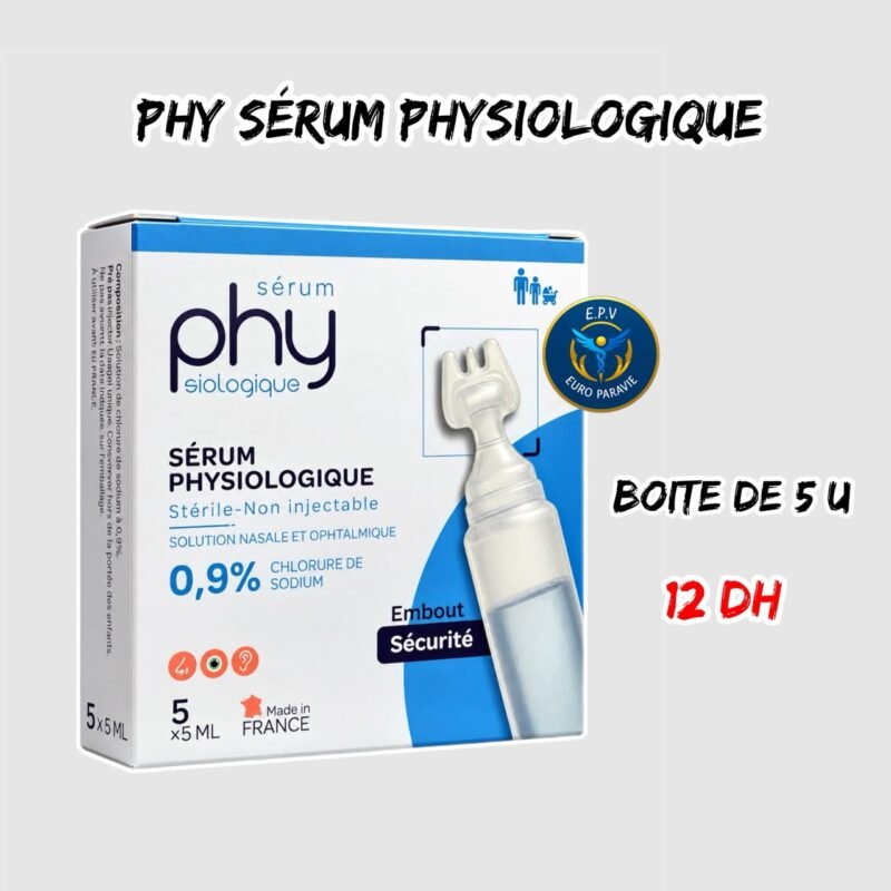 PHY SERUM PHYSIOLOGIQUE 5 U